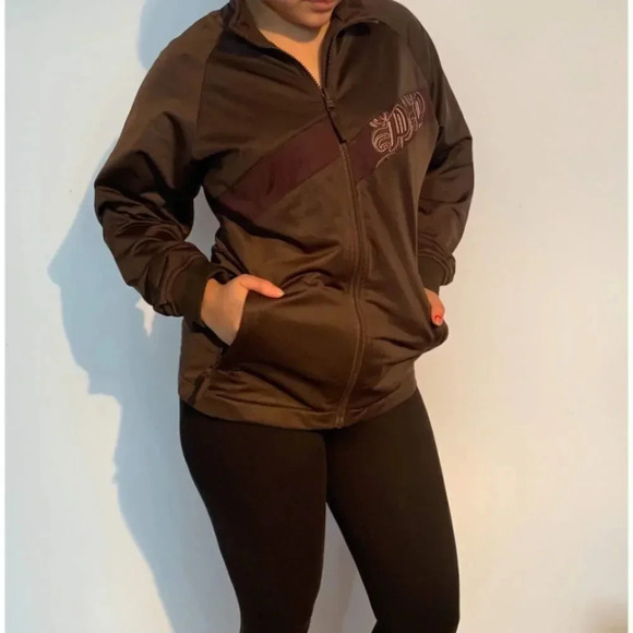 vintage double purple and brown colors outerwear jacket Sz M - Picture 6 of 6